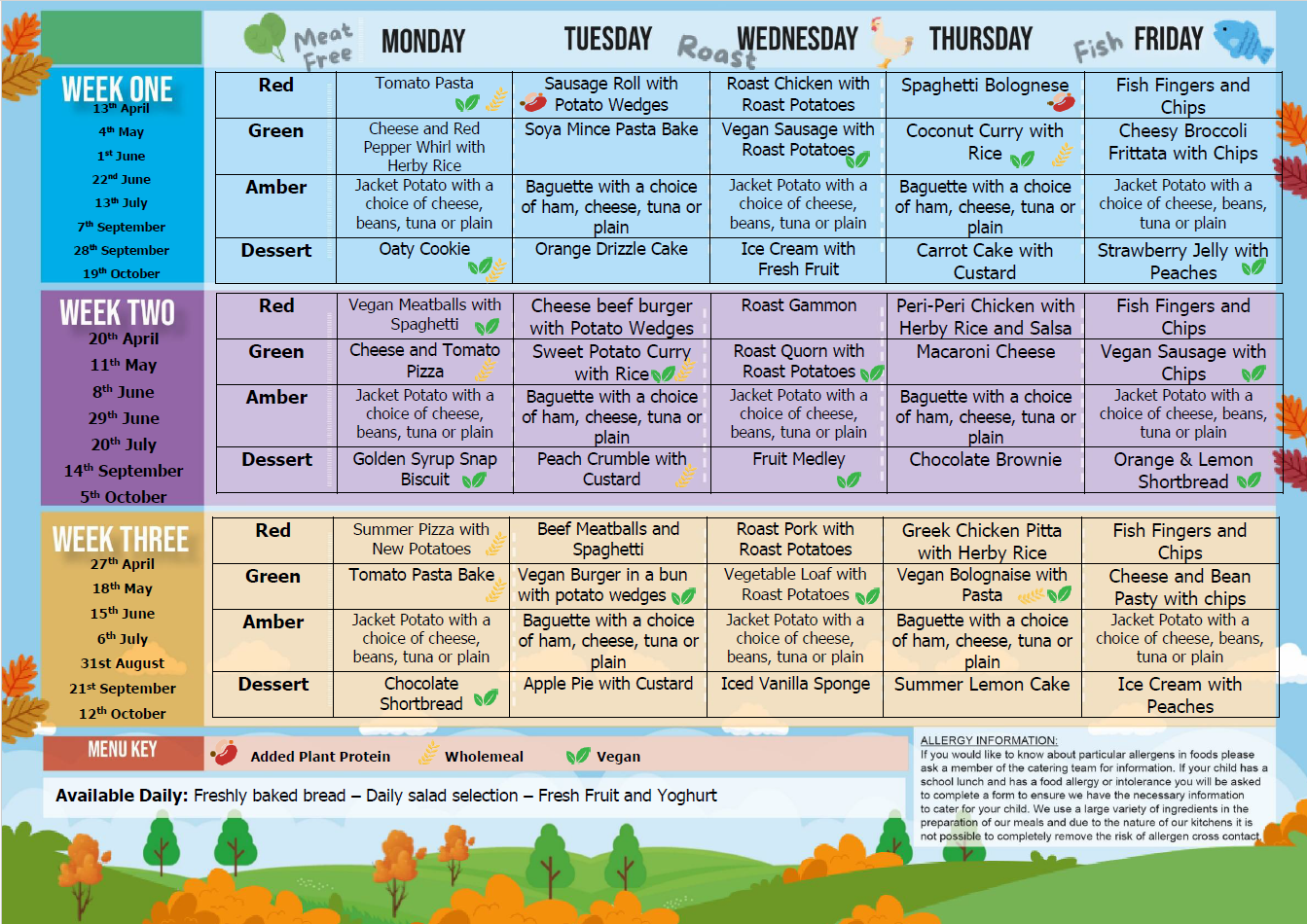 Dinner Menu > Beech Green Primary School